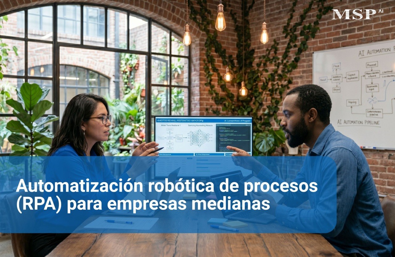 Automatización robótica de procesos (RPA) para empresas medianas: qué automatizar primero y cómo medir el ROI real