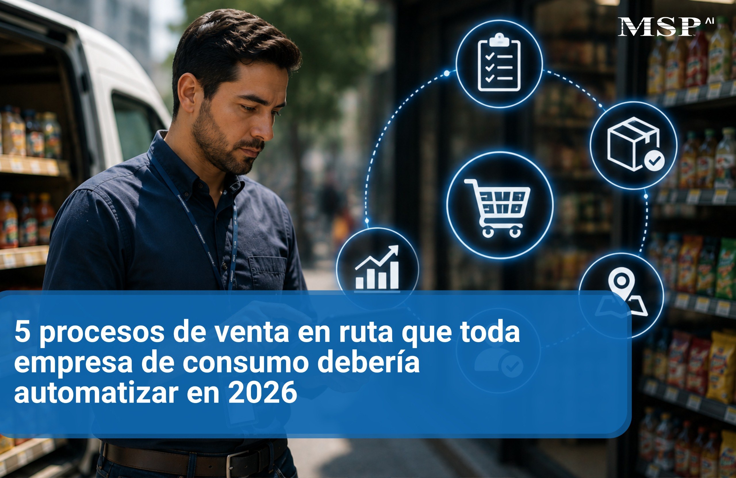 5 procesos de venta en ruta que toda empresa de consumo debería automatizar en 2026